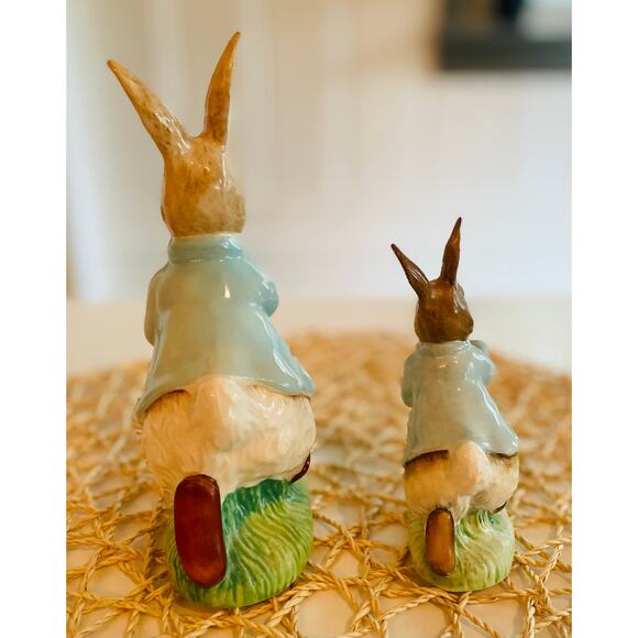 Set of Beatrix Potters Peter Rabbit Figures 100th Anniversary 1992 Royal Douton - Picture 6 of 8